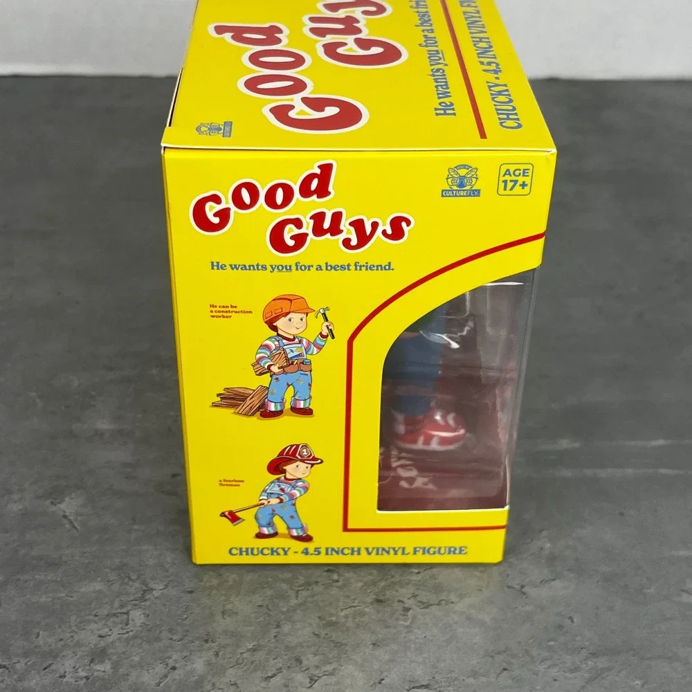 CultureFly Chucky Good Guys 4.5 Inch Vinyl Figure Childs Play Horror Collectible